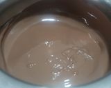 A picture of step 3 of Homemade bounty bar chocolate.