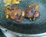 A picture of step 3 of Jack fruit Kebab.