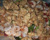 Foto langkah ke 4 dari resep Udang,tempe,pete,masak daun salam.