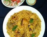 A picture of step 8 of Chicken Biryani😋💛🍲.