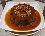 A picture of step 2 of Choco Coffee Caramel pudding.
