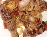 A picture of step 4 of Grilled chicken with sauce.