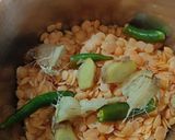 A picture of step 2 of Panta Bhaat (Leftover Fermented Rice) with Daler Bora.