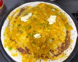 A picture of step 3 of Road side crispy  Masala Dosa.