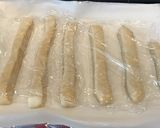 A picture of step 4 of Garlic Salt Breadsticks.