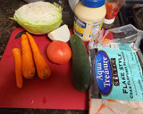 Foto del paso 1 de la receta: Ensalada de surimi y camarones
