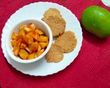 A picture of step 2 of Hing wala Mango pickle (without oil).