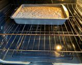A picture of step 6 of Easy Banana Cake with Almond Nuts (Banana Fosting in separate recipe).