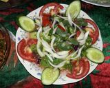 صورة لخطوة 5 من وصفة سلطة 🍅🌿🍋🍜