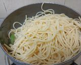 A picture of step 3 of Spaghetti With Indo - Chinese Twist.