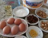 Foto del paso 1 de la receta: Torta con pasas y nueces