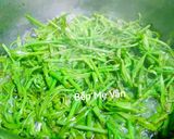 Hình bước làm 2 của món Đọt choại (rau chạy) luộc chấm nước tương