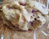 Foto del paso 3 de la receta: Galletas de ruibarbo y chocolate blanco