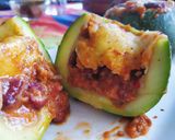 Foto del paso 9 de la receta Calabacín relleno de chili con carne y queso