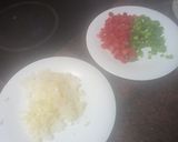 Foto del paso 3 de la receta: Empanadillas de salchicha fresca y salteado de verduras al horno
