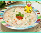 Foto langkah ke 4 dari resep Bubur Ikan Tengiri Lezat batitaku.