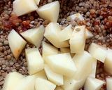 عکس مرحله 3 از دستور عدسی با رشته آش