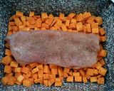 Sült pulykamell filé édesburgonyával recept fázis 2 fotója