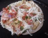 A picture of step 3 of Omelette wrap.