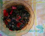 Foto langkah ke 4 dari resep Plecing Kangkung Terasi "non MSG".