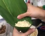 Foto langkah ke 5 dari resep Bacang / Bak Chang Isi Ayam Jamur Shiitake (plus step by step cara membungkusnya).