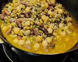 A picture of step 7 of Dhaba style spicy mixed dal (with and without egg).