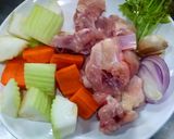 รูปขั้นตอนการทำที่ 2 ของ ไก่ต้มฟักเขียวแครอท