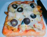 A picture of step 4 of Bread pizza.