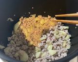 A picture of step 1 of Beef Garlic Fried Rice.