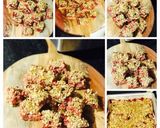 A picture of step 9 of Strawberry Oats Crumble Bars: EGGLESS.