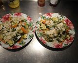 Foto del paso 4 de la receta: Zucchini y calabaza, apuerreados y bacalaoados