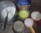 A picture of step 1 of Banana Custard Dessert...