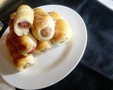 A picture of step 8 of Soft and fluffy hot dog buns.