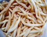 Foto langkah ke 6 dari resep Telur Gabus Keju/Cendol Keju Renyah Simple.
