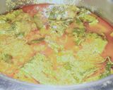A picture of step 5 of Gram flour Colocasia leave curry.