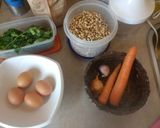 Foto del paso 2 de la receta: Hamburguesas de porotos de soja, con mucho perejil de la huerta