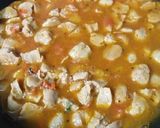 A picture of step 2 of Mealmakers curry.