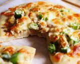 秋葵鮪魚pizza的食譜步驟6照片
