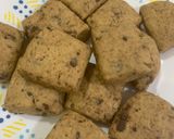 A picture of step 8 of Square milk choco cookies in a cookie dough batter.