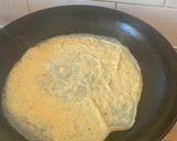 A picture of step 2 of Egg fried rice (my version).