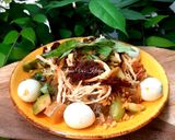 Hình bước làm 2 của món Bánh tráng trộn cóc non
