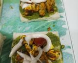 A picture of step 3 of Barbeque paneer grilled sandwitch.