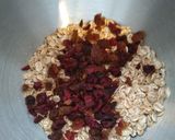 Une image de l'étape 2 de Granola flocon d'épeautre raison sec, figue et cranberries séch.