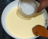 A picture of step 6 of Caramel Bread Pudding | Eggless & Without Oven | Custard Bread Pudding | Steam Pudding.