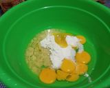 Foto langkah ke 2 dari resep Piramida cake ❤.