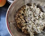 A picture of step 2 of Bhogi chi bhaji.
