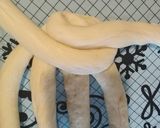 Pas rețetă #calendar Pâine Challah, împletită în 6 (pâine evreiască) 6 fotografie