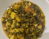 A picture of step 7 of Aloo Methi.