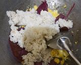 Foto langkah ke 2 dari resep Nasi Goreng Bayam Merah.