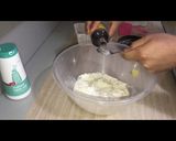 A picture of step 1 of Fluffy pancakes no egg.
